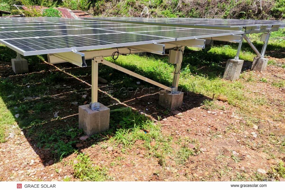 Instalación inalámbrica en granja solar australiana